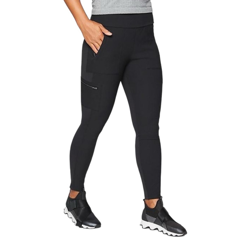 ATHLETA Highline Hybrid Cargo Tights in Black